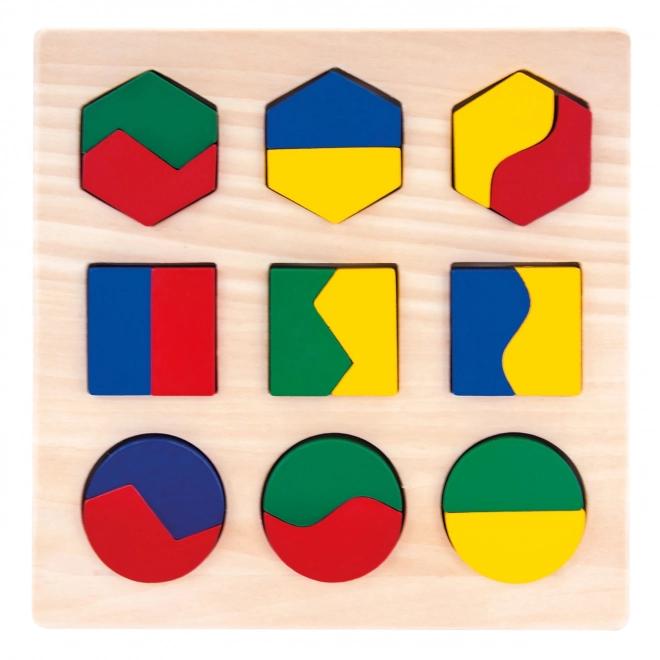 Geometric Shape and Color Puzzle