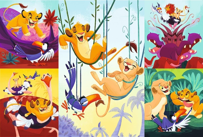 Brave Lion King 100-Piece Puzzle