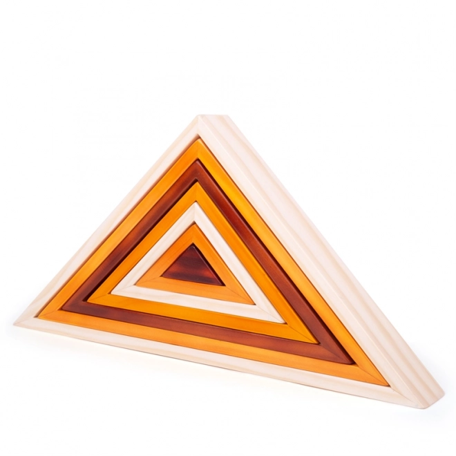 Wooden Stacking Triangles