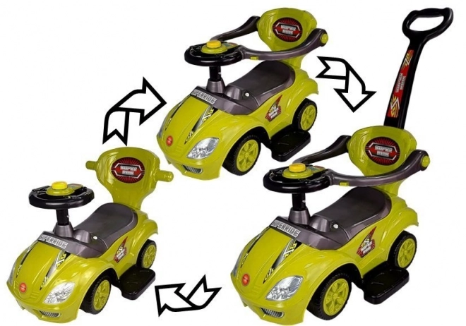 3-in-1 Mega Car Walker Yellow