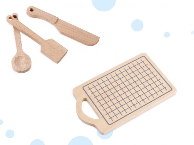 Children's Wooden Kitchen with Accessories