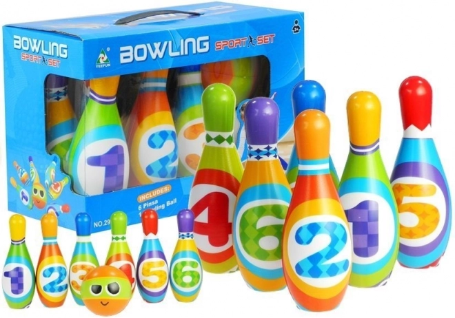 Bowling Set with Numbers for Kids