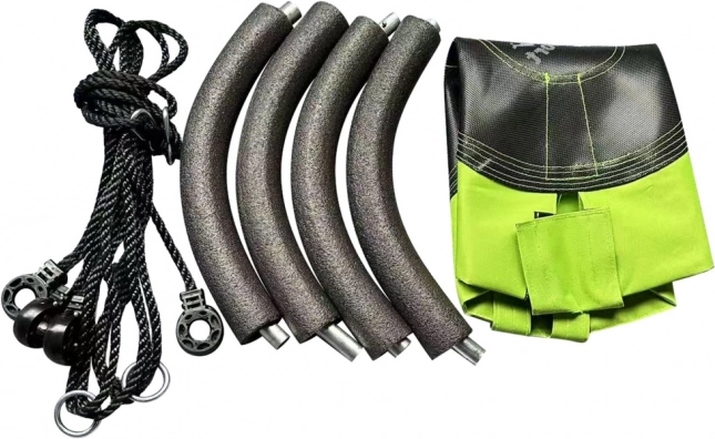 Altalena da giardino per bambini, Verde Nido di Cicogna, 60 cm