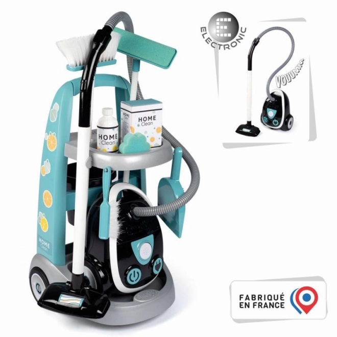 Cleaning Cart with Vacuum for Kids