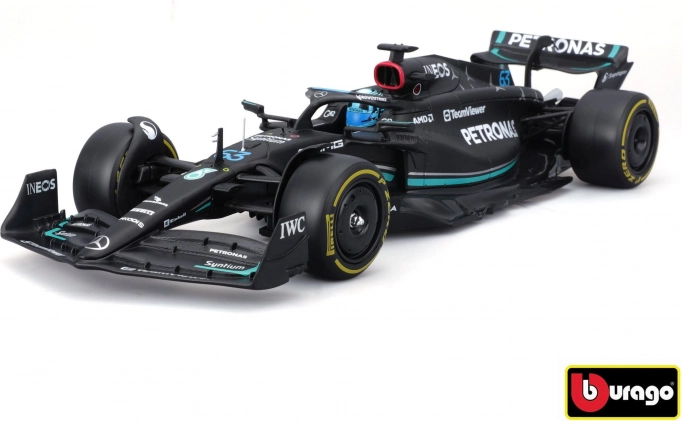Die-cast model MERCEDES‑AMG PETRONAS F1 W14 #63 George Russell 1:24