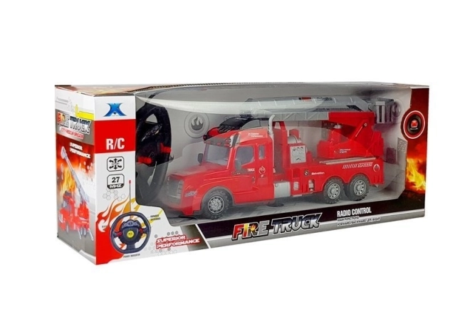 Remote Control Fire Truck with Movable Ladder