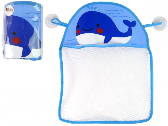 Bath Toy Organizer in the Shape of a Whale