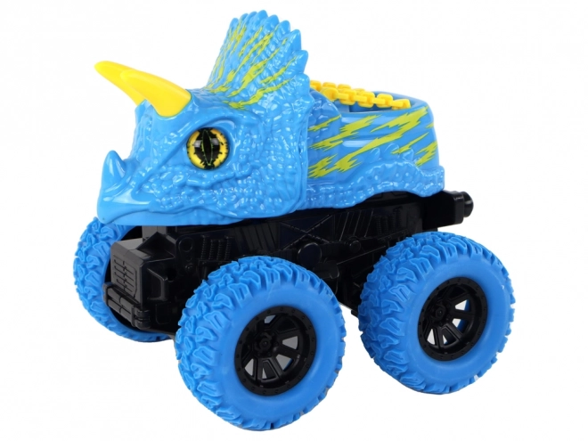 Triceratops Friction-Driven Toy Vehicle Blue