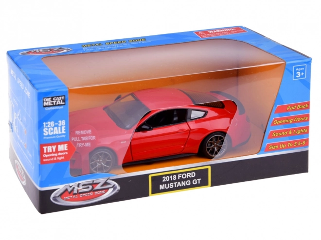 Metal Model Ford Mustang GT with Lights and Sound