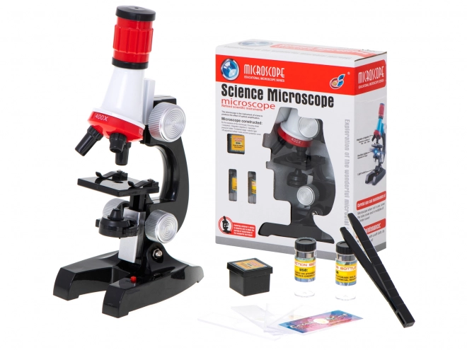 Scientific Microscope with Accessories for Kids