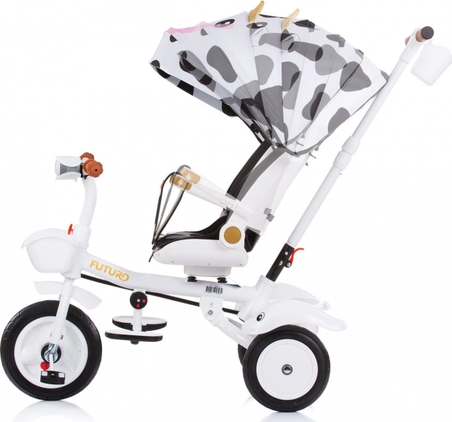 Chipolino Tricycle With Canopy Futuro 2-in-1 Cow