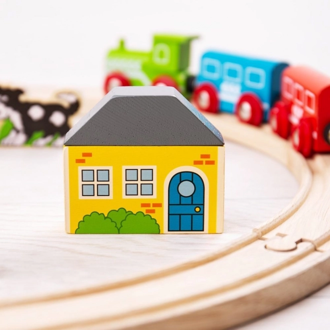 Bigjigs Rail My First Train Set 19-Piece