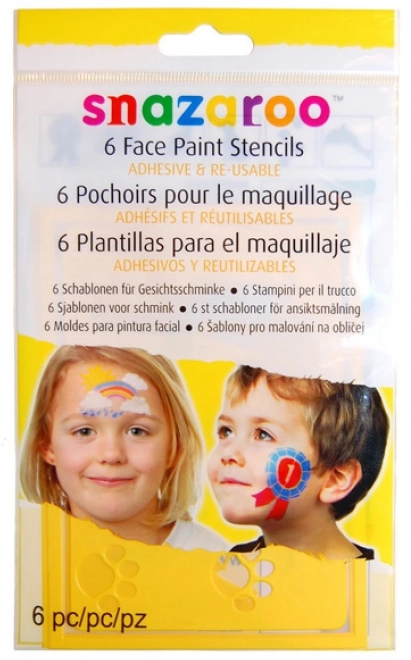 Snazaroo Face Paint Stencils Halloween Set – Yellow