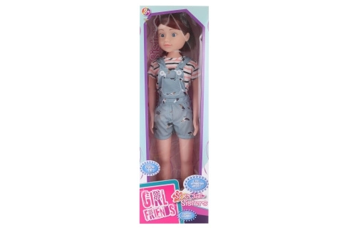 Walking Brunette Doll 80 cm