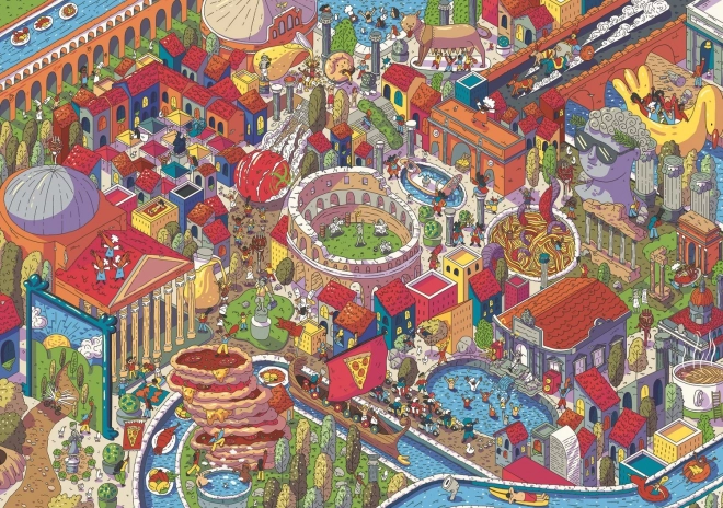 Trefl Puzzle Eye-Spy Imaginary Cities: Rome, Italy 1000 Pieces