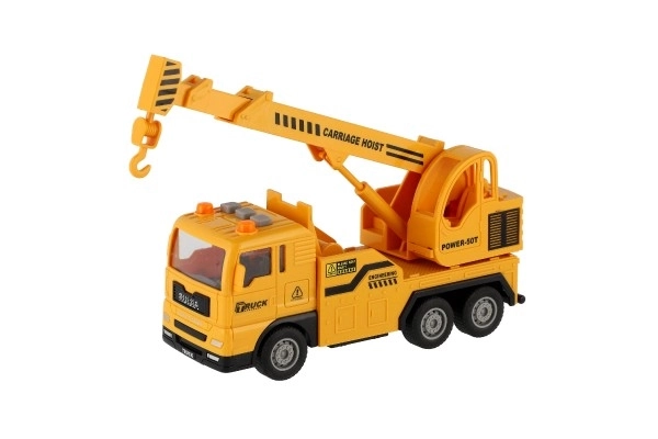 Crane Truck with Lights and Sound for Kids