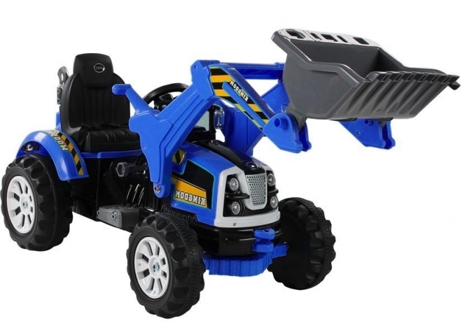 Electric Blue Excavator Loader for Kids