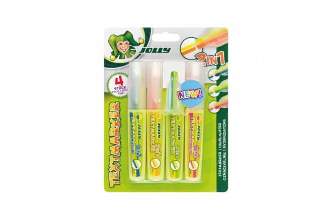 Two-color highlighter set