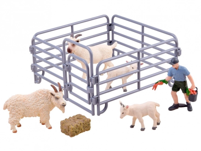 Animal Farm Set with Donkey Figures 4 Pieces – A