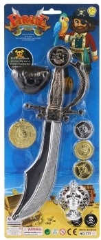 Complete pirate kit in one package