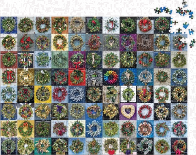 Galison 1000-Piece Wreath Puzzle