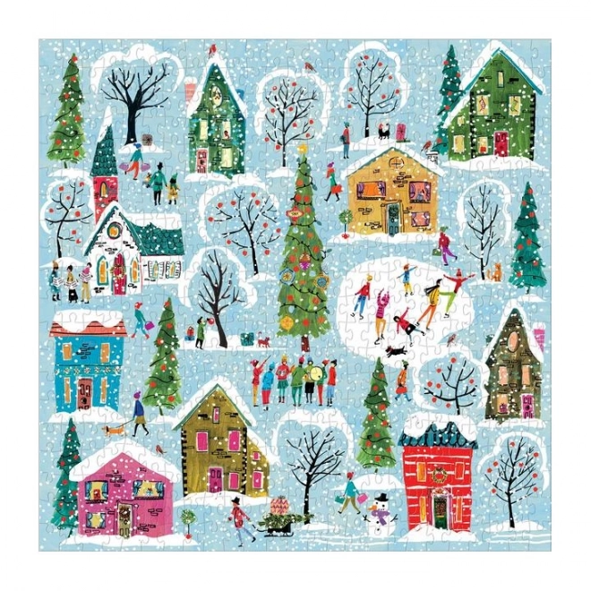 Vibrant City Winter Puzzle