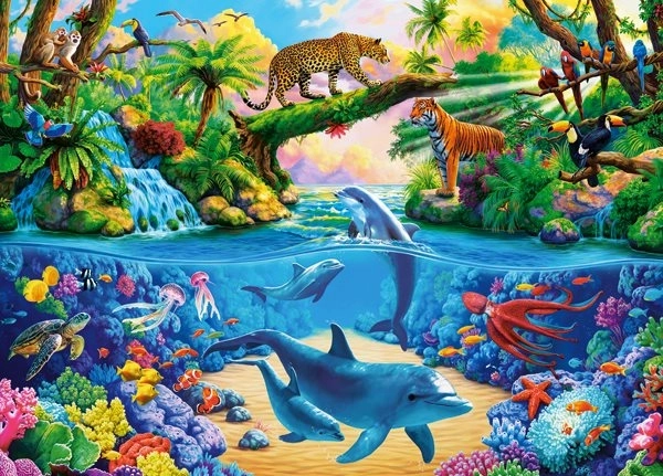 Colorful Wild Nature Puzzle 260 Pieces