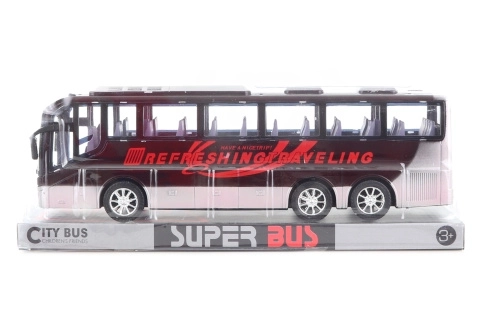 Black Friction Bus Toy