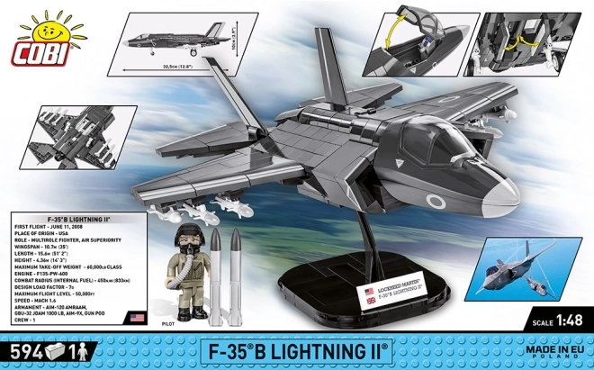 Cobi Armed Forces F-35B Lightning II Model Set