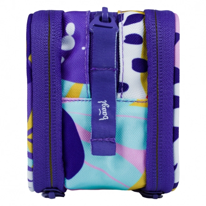 Baagl student pencil case violet