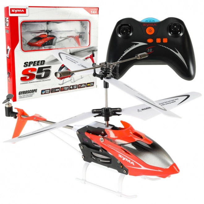 Remote Control Helicopter Syma S5 Red – orange