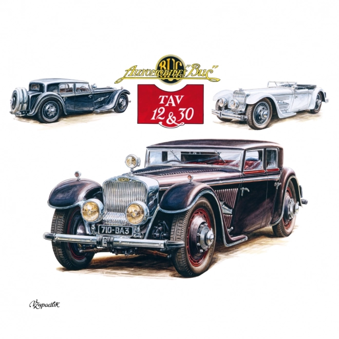 Notique Wall Calendar Classic Cars by Vaclav Zapadlik 2025