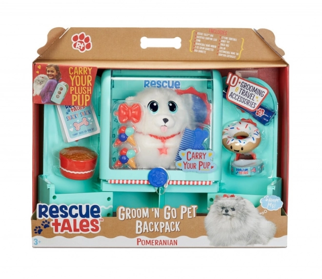 Rescue Tales Groom and Go Pet Backpack