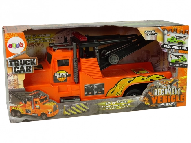 Tow Truck with Friction Drive Orange