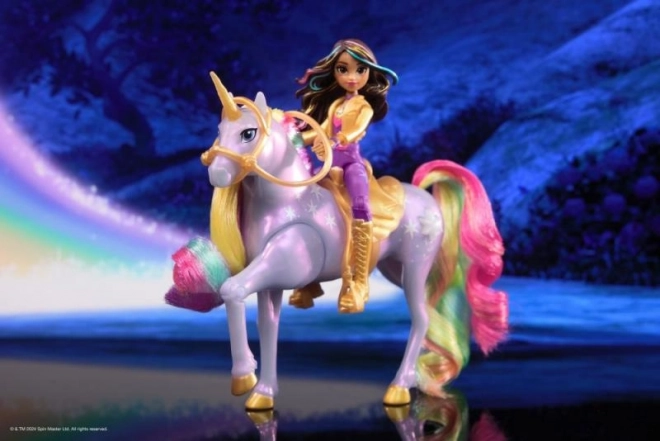 Unicorn Academy Light-Up Unicorn and Sophia Figure 11cm