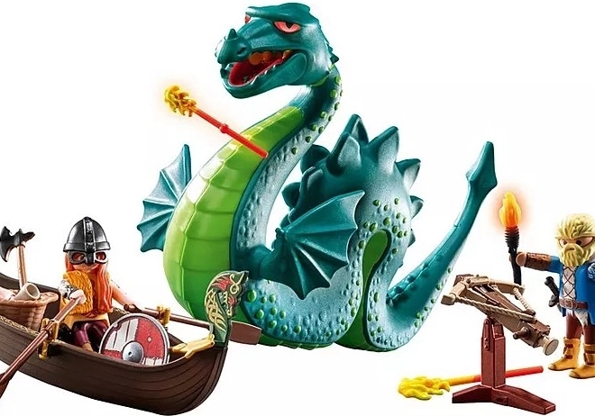 Ensemble de figurines Mon Viking et le serpent de mer