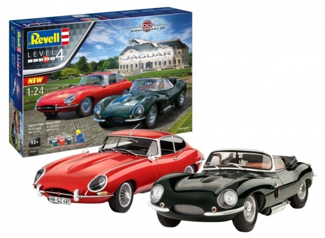 Jaguar 100th Anniversary Model Car Set 1/24