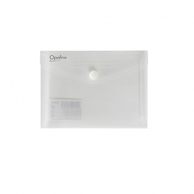 Envelope with Snap Fastener Opaline Clear