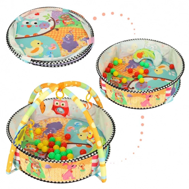 Educational Baby Play Mat with Playpen and Toys