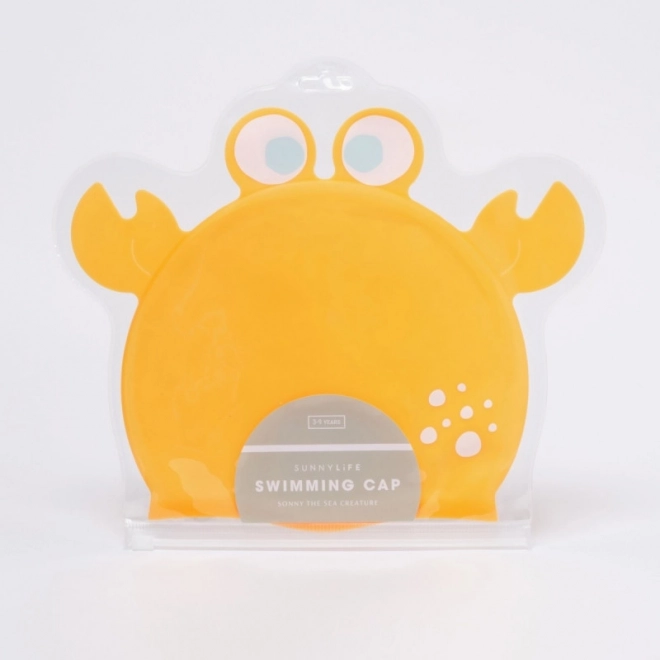 Swimming Cap Shaped - Sonny the Sea Creature Neon