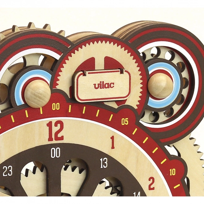 Vilac Wooden Educational Clock