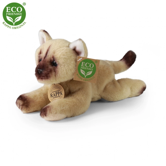 Plush Cat Lying 18 cm Eco-Friendly