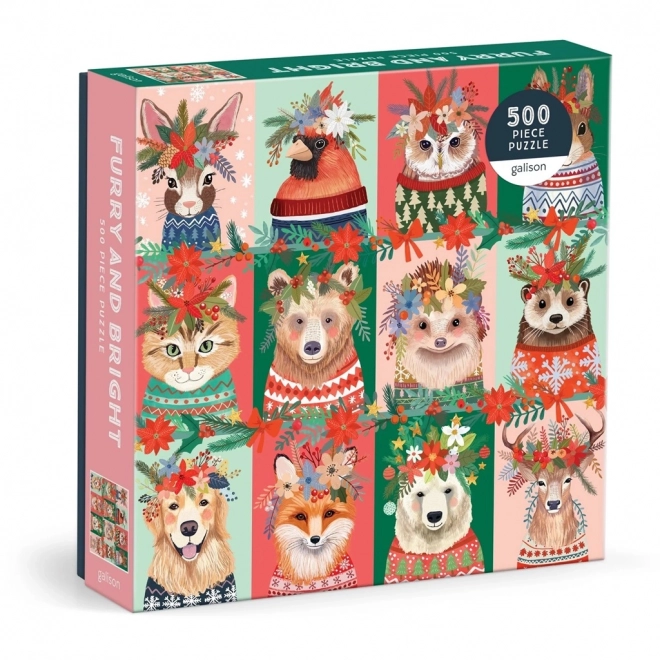 Christmas Critters Puzzle 500 Pieces