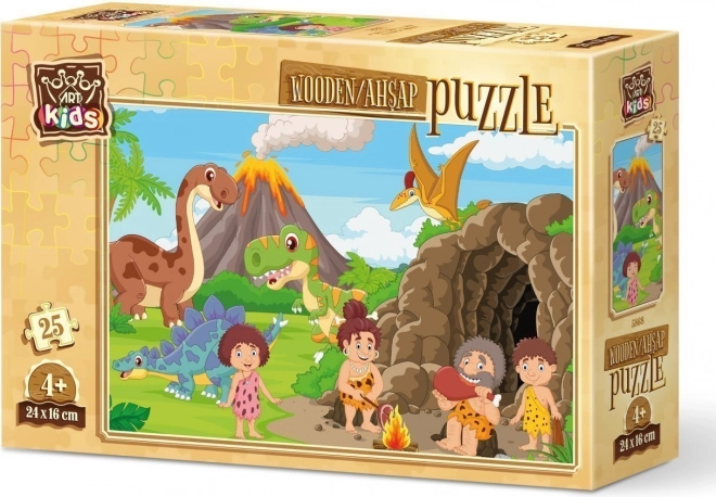 Stone Age Family Wooden Puzzle