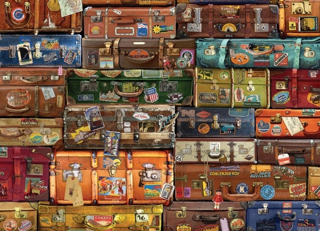 Cobble Hill Puzzle Luggage 1000 Pieces