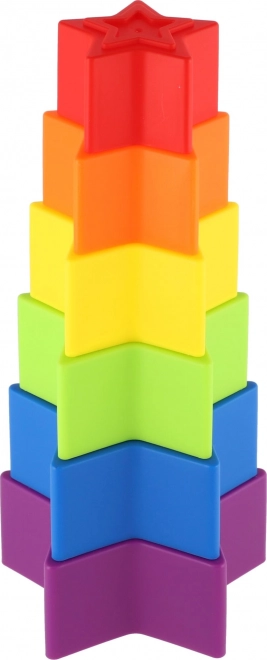 Colorful Stacking Star Tower