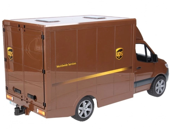 Bruder UPS Mercedes-Benz Sprinter with Figure and Accessories