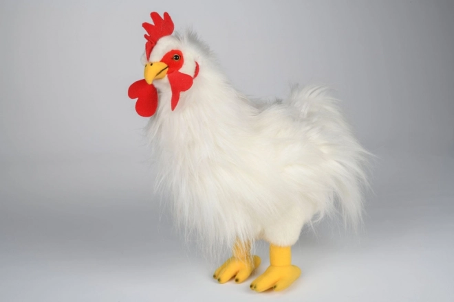 White Plush Rooster Toy