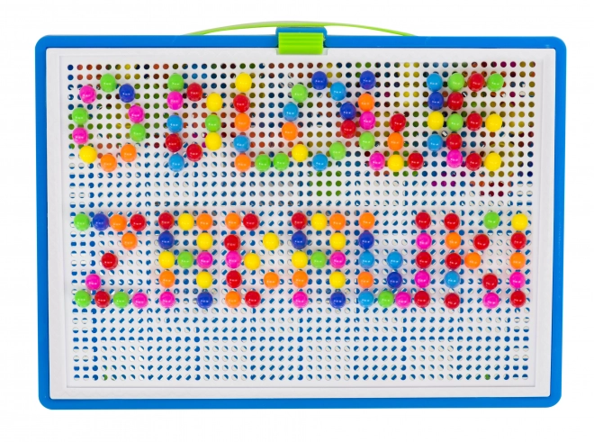 Colorful Pegboard Puzzle Set