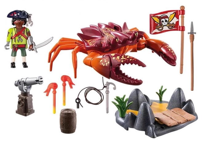 Playmobil Pirates Battle with Giant Crab Set